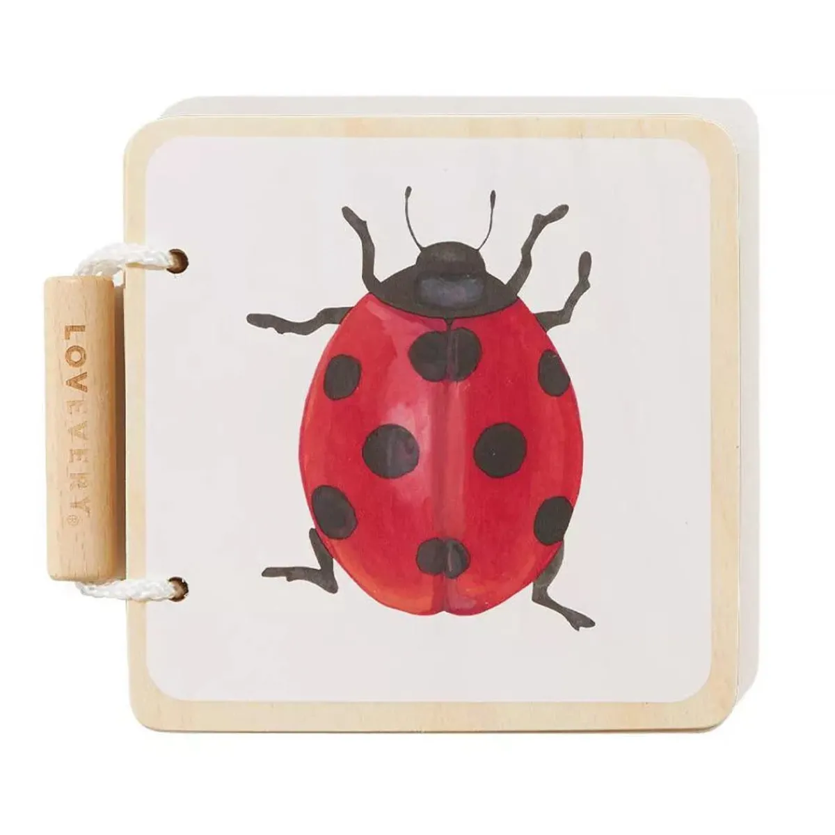 Wooden Toys-Lovevery Colorful Animals Wooden Book
