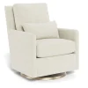 Gliders-Monte Design Como Glider - Faux Sheepskin with Swivel Base
