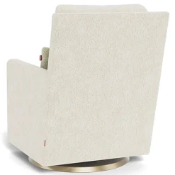 Gliders-Monte Design Como Glider - Faux Sheepskin with Swivel Base