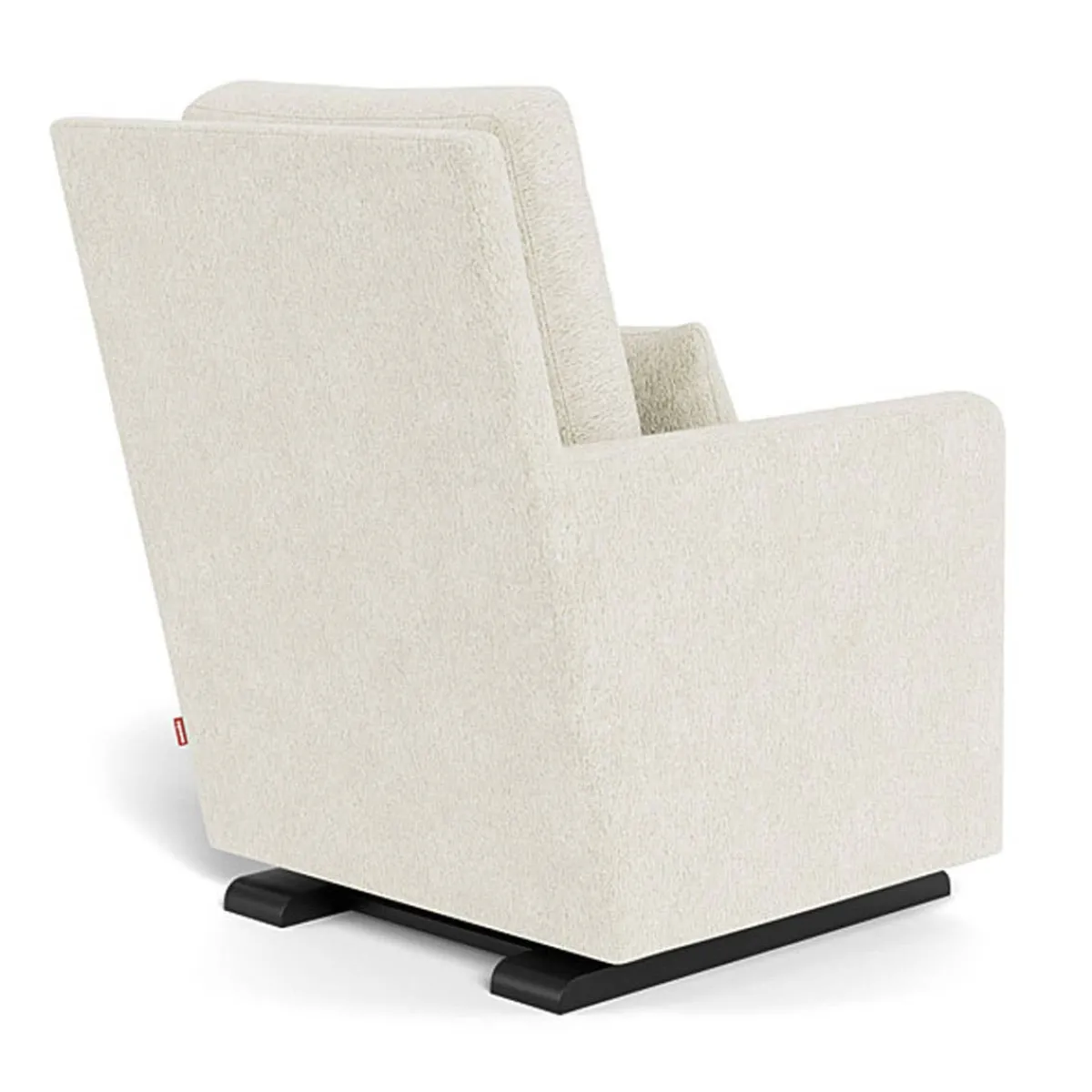 Gliders-Monte Design Como Glider - Faux Sheepskin with Espresso Base