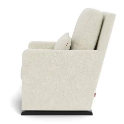 Gliders-Monte Design Como Glider - Faux Sheepskin with Espresso Base