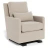 Gliders-Monte Design Como Glider - Wool Fabric with Espresso Base