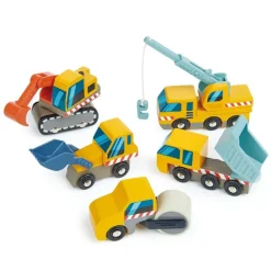 Cars + Trucks|Pretend Play-Tender Leaf Toys Construction Site