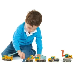 Cars + Trucks|Pretend Play-Tender Leaf Toys Construction Site