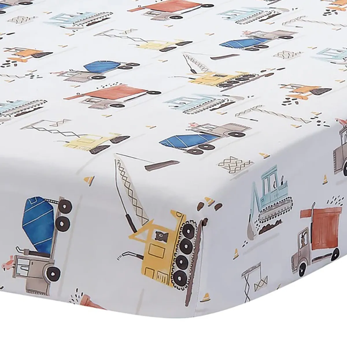 Crib Bedding Sets-Bedtime Original Construction Zone 3 Piece Crib Set