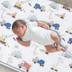 Crib Bedding Sets-Bedtime Original Construction Zone 3 Piece Crib Set