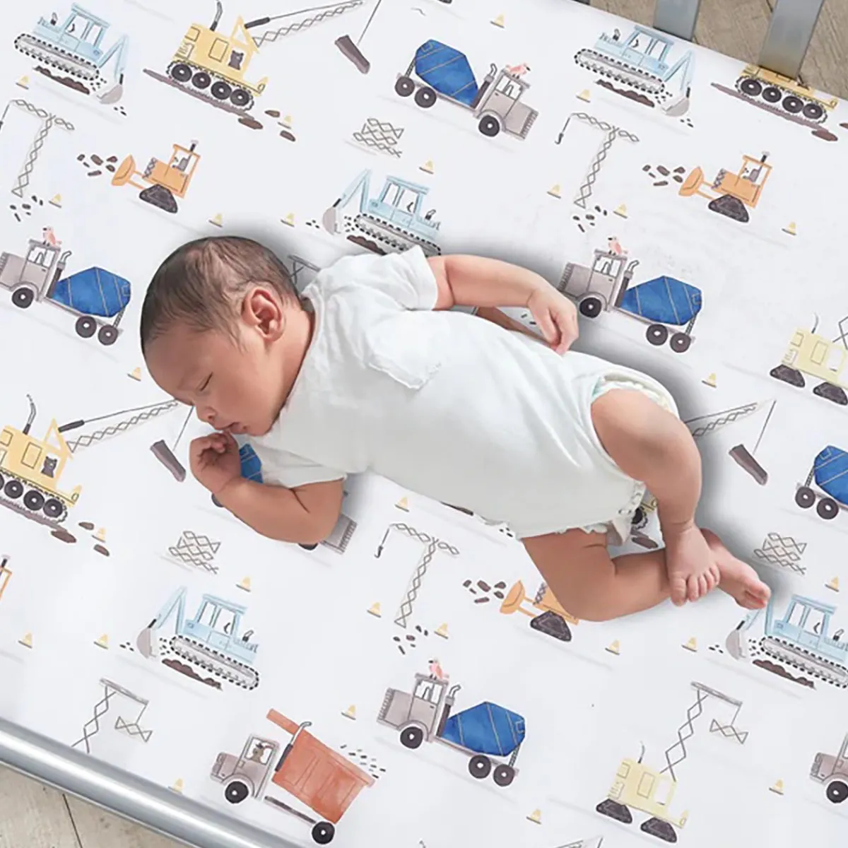 Crib Bedding Sets-Bedtime Original Construction Zone 3 Piece Crib Set