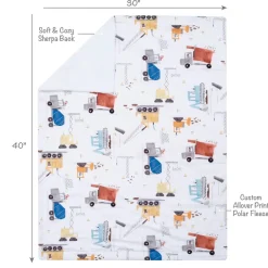 Blankets-Bedtime Original Construction Zone Blanket