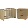 Dressers|Convertible Cribs-Tulip Contempo Island Crib & Combo Drawer