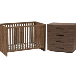 Dressers|Convertible Cribs-Tulip Contempo Island Crib & Combo Drawer