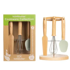 Kids Utensils|Toddler Training Utensils-Kiddikutter Cookware Set Sage