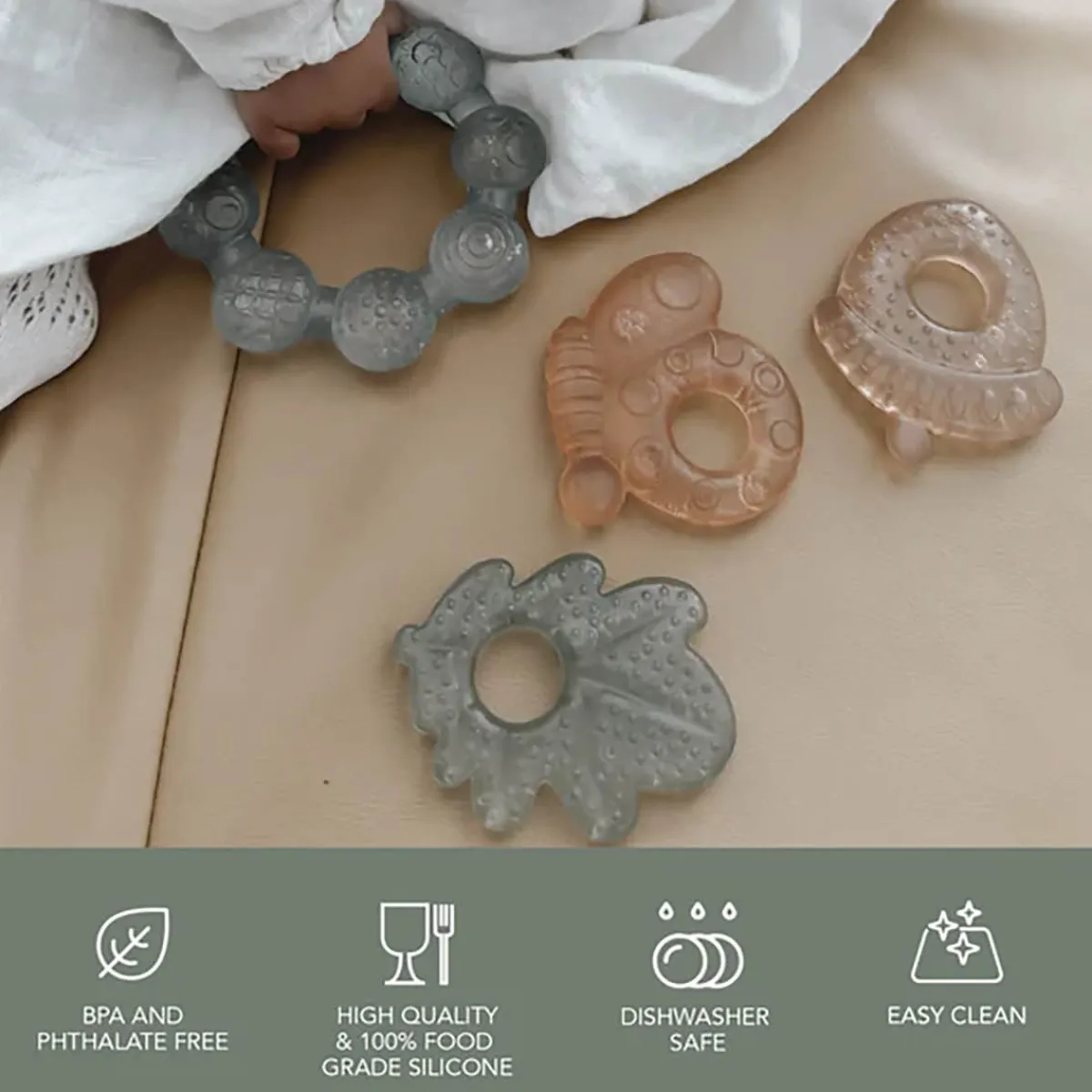 Teethers|Pacifiers + Clips-Nouka Cooling Nature Teethers