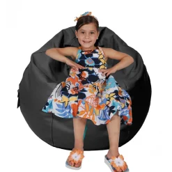 Beanbag Chairs-Bean Bag Factory Cosy Medium Bean Bag (Leatherette)
