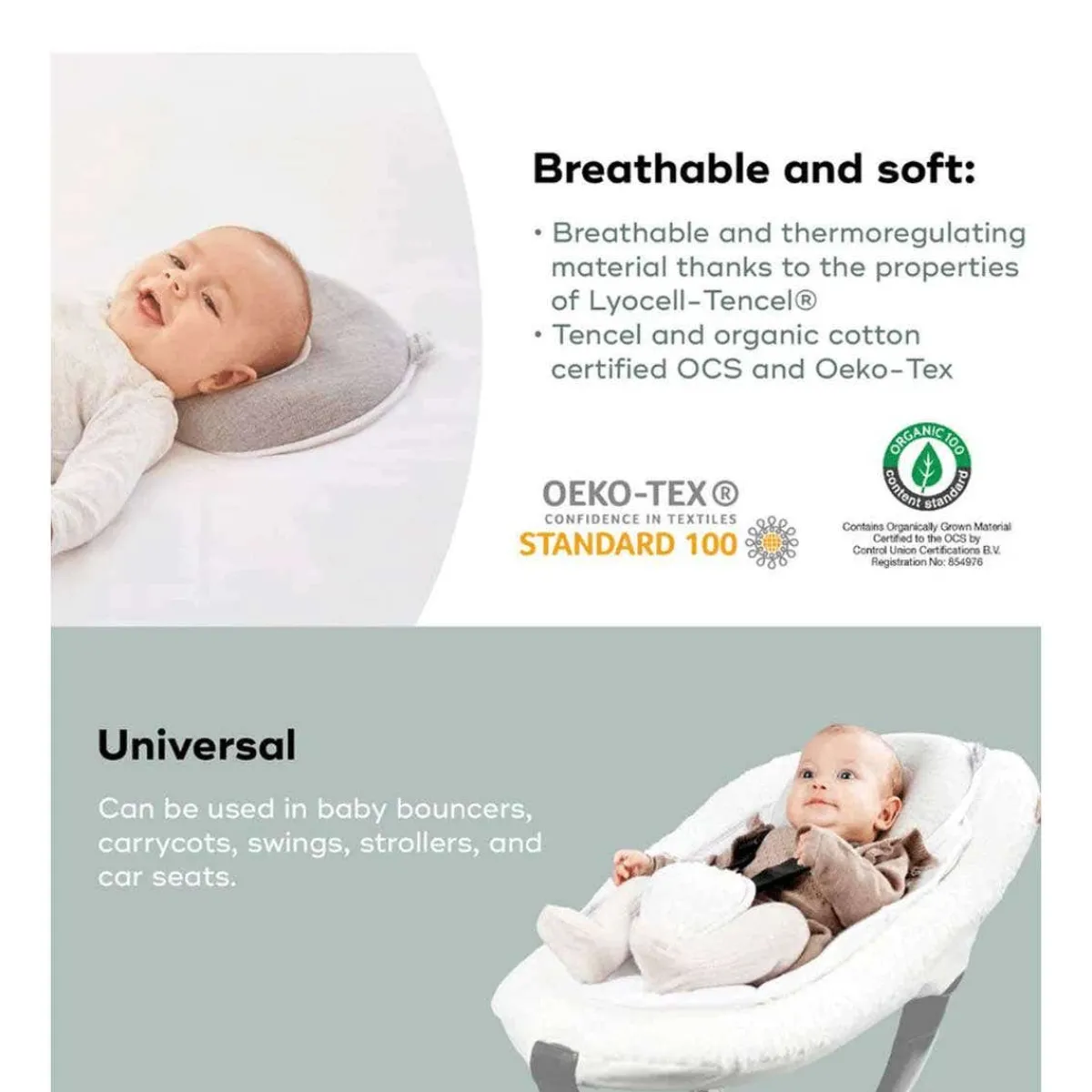 Pillows-BabyMoov Cosyhead Fresh Smokey