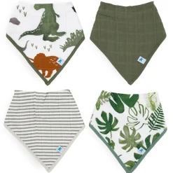Bibs + Burps-Little Unicorn Cotton Muslin Bandana Bib (4 Pack)