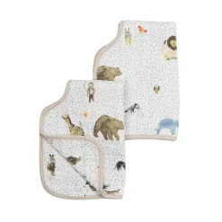 Bibs + Burps-Little Unicorn Cotton Muslin Burp Cloth (2 Pack)