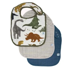 Bibs + Burps-Little Unicorn Cotton Muslin Classic Bib (3 Pack)