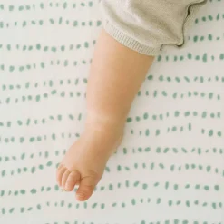 Crib Fitted Sheets-Little Unicorn Cotton Muslin Crib Sheet