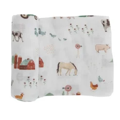 Blankets|Sleep Sacks + Wraps-Little Unicorn Cotton Muslin Swaddle