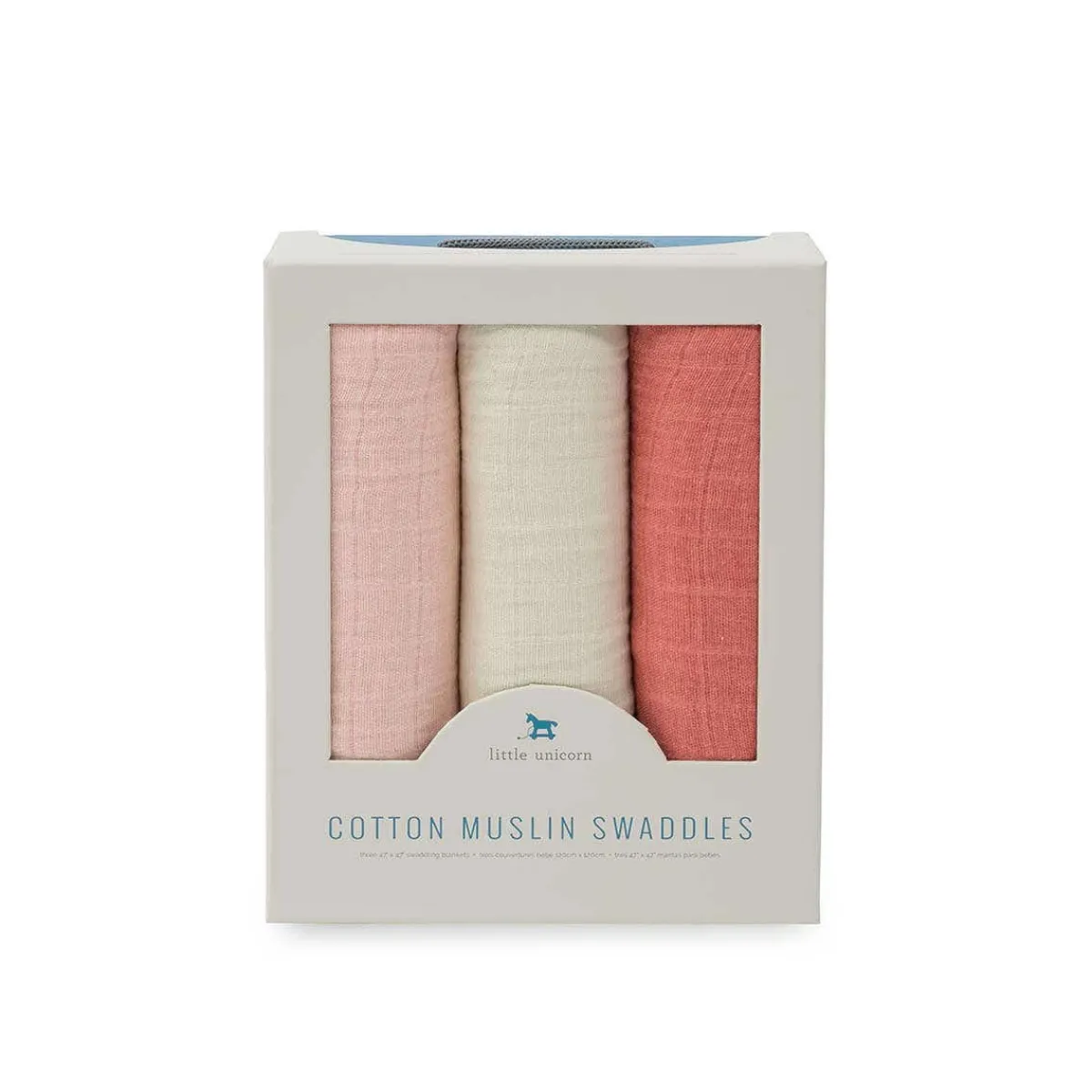 Blankets|Sleep Sacks + Wraps-Little Unicorn Cotton Muslin Swaddle (3 Pack)