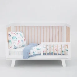 Kids Bedding-Little Unicorn Cotton Muslin Toddler Bedding Set