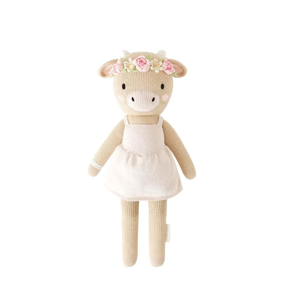 Knit Animals-cuddle + kind Cow Mini Knit Doll
