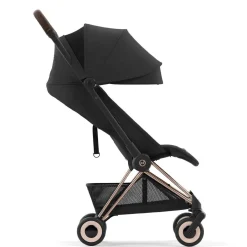 Travel Strollers-Cybex Coya Stroller (Rose Gold Frame)