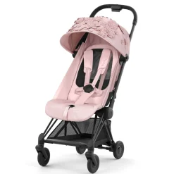 Travel Strollers-Cybex Coya Stroller (Simply Flowers) Pale Blush