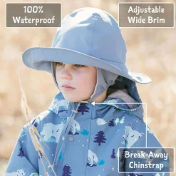 Kids Hats-Jan & Jul Cozy-Dry Rain Hat
