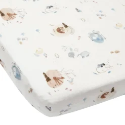Crib Fitted Sheets-LouLou Lollipop Crib Sheet
