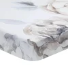 Crib Fitted Sheets-Lambs & Ivy Crib Sheet (Floral Jumbo)