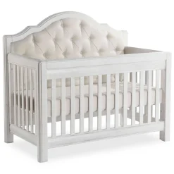 Convertible Cribs-Pali Cristallo Crib with Fabric Panel