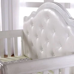 Convertible Cribs-Pali Cristallo Crib with Vinyl Panel