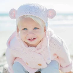 Winter Hats-Beba Bean Crochet - Bear Toque