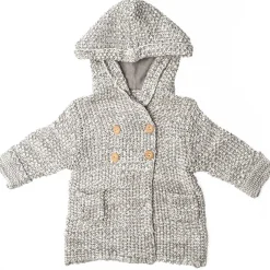 Sweaters + Jackets-Beba Bean Crochet - Knit Hoodie
