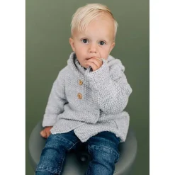 Sweaters + Jackets-Beba Bean Crochet - Knit Hoodie