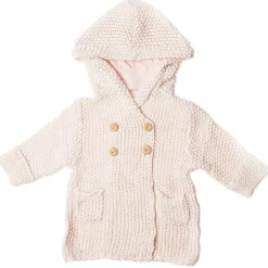 Sweaters + Jackets-Beba Bean Crochet - Knit Hoodie