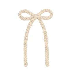 Hair Accessories-Lou Lou and Company Crochet Bow Sash Clip