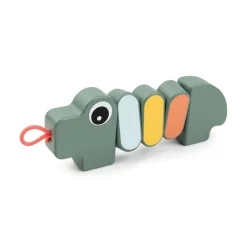 Wooden Toys|Play + Learn Toys-Done By Deer Croco Twist & Turn Toy