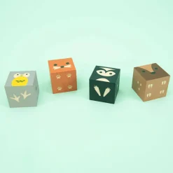Wooden Toys|Blocks + Shape Sorters-Uncle Goose Cubelings