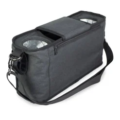 Stroller Accessories-WonderFold 2-Cup Parent Console Black