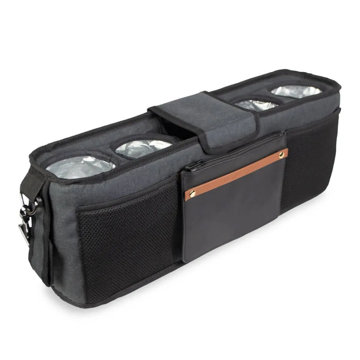 Stroller Accessories-WonderFold 4-Cup Parent Console