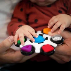 Grasping Toys-Baby Einstein Curiosity Clutch Sensory Toy