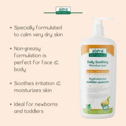 Kids Lotion|Infant Moisturizer-Aleva Naturals Daily Soothing Moisturizer (240 mL)