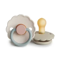Pacifiers + Clips-FRIGG Daisy Natural Rubber Pacifier (2 Pack)