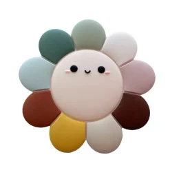 Teethers|Pacifiers + Clips-LouLou Lollipop Daisy Teether