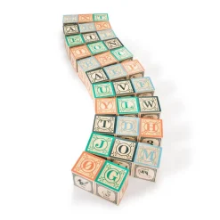 Wooden Toys|Blocks + Shape Sorters-Uncle Goose Danish ABC Blocks