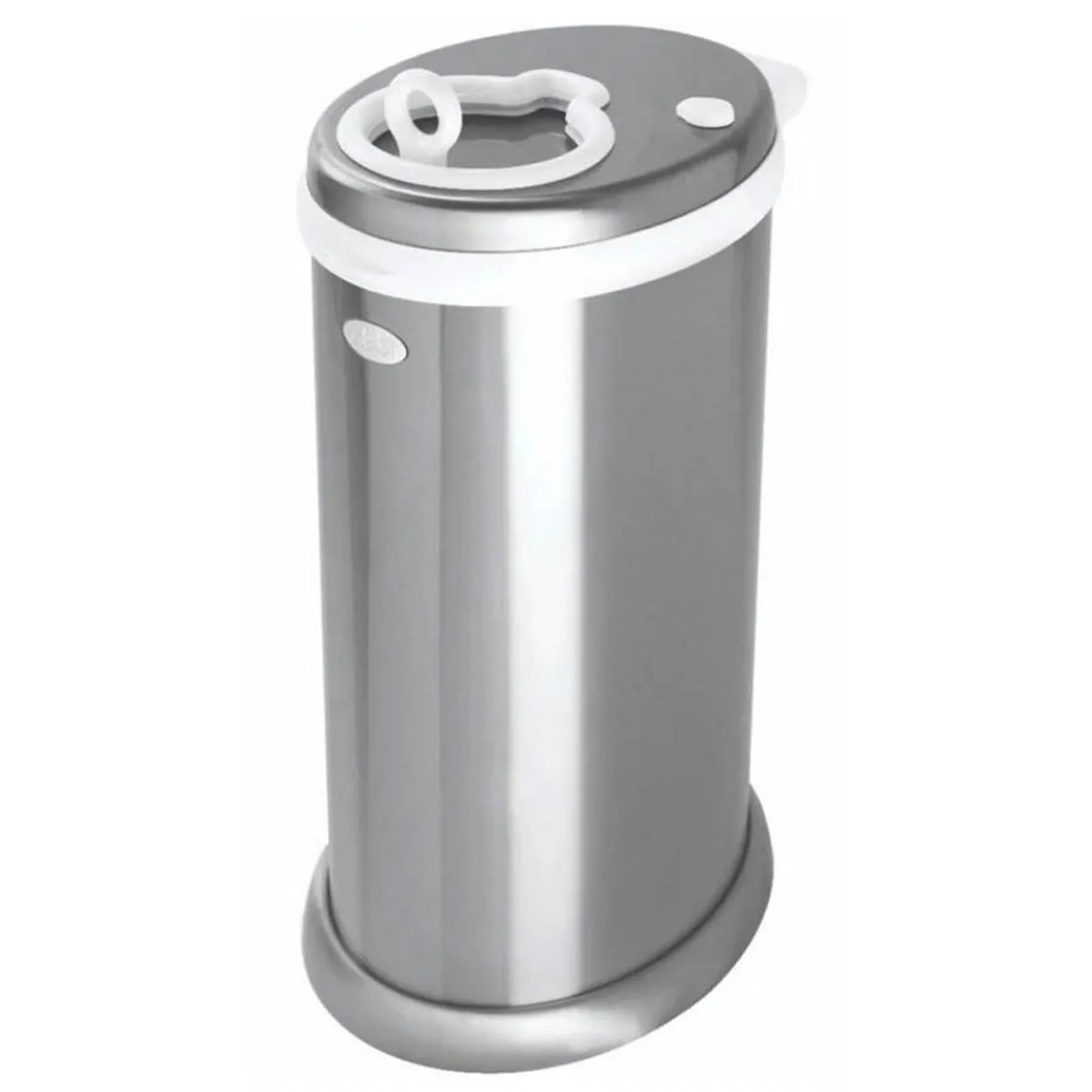 Diaper Pails-Ubbi Deluxe Diaper Pail (Metallic)