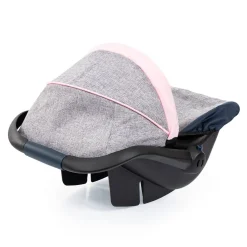 Pretend Play-Bayer Design Deluxe Doll Car Seat with Canopy Grey