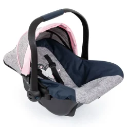 Pretend Play-Bayer Design Deluxe Doll Car Seat with Canopy Grey